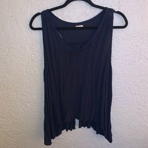 Hollister linen tank top